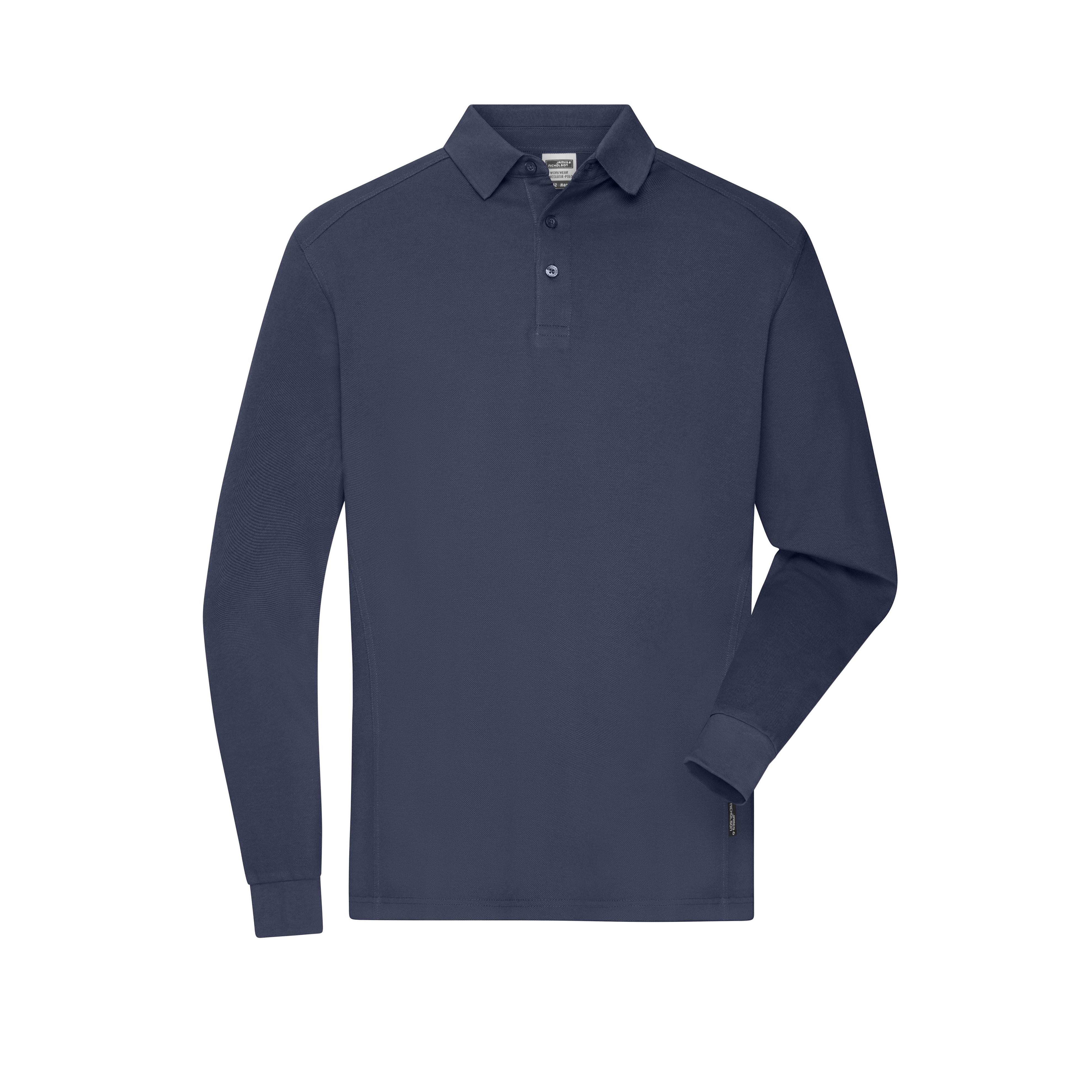 Men´s Workwear-Long-Sleeved Polo   OCS Blended
