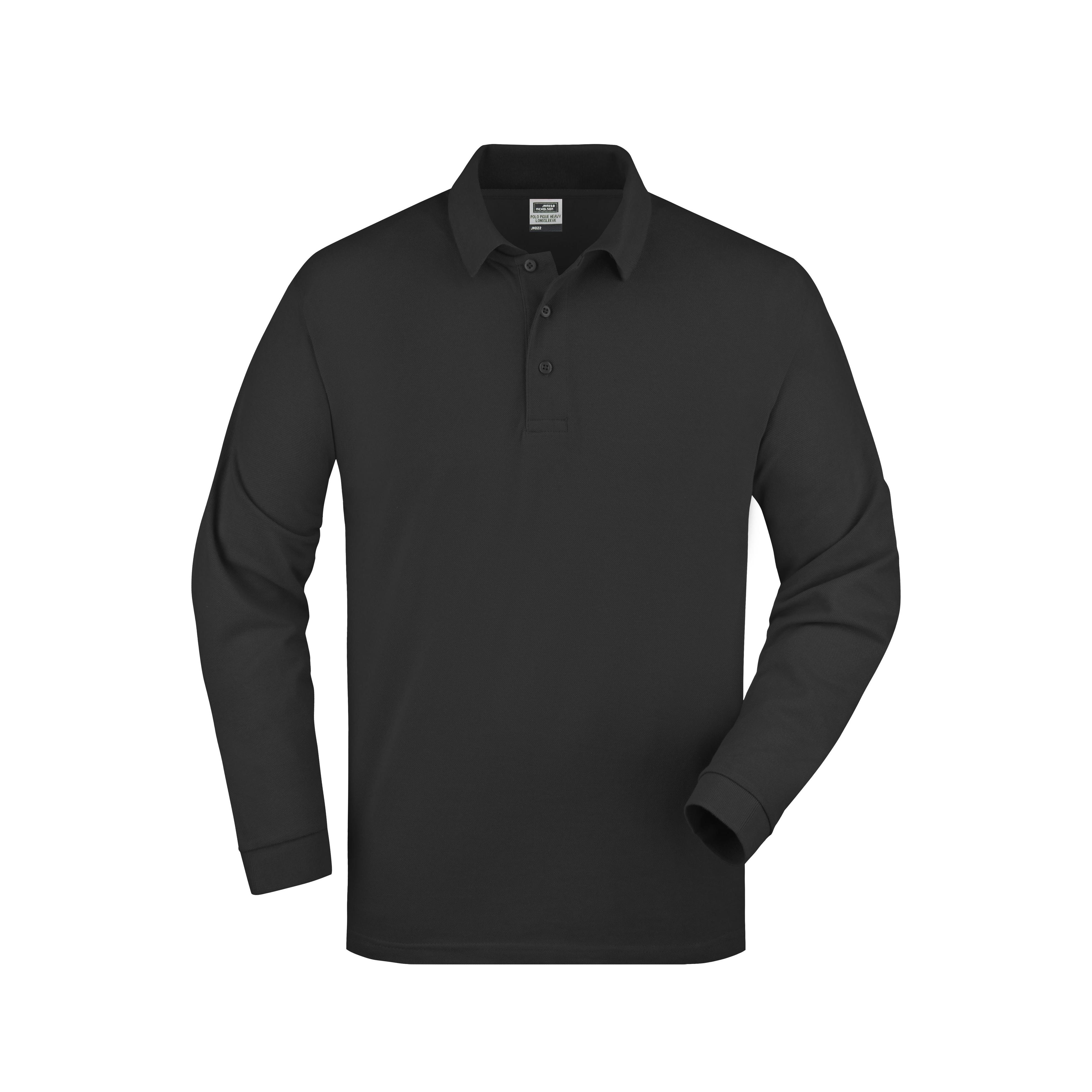 Polo-Piqué Long-Sleeved
