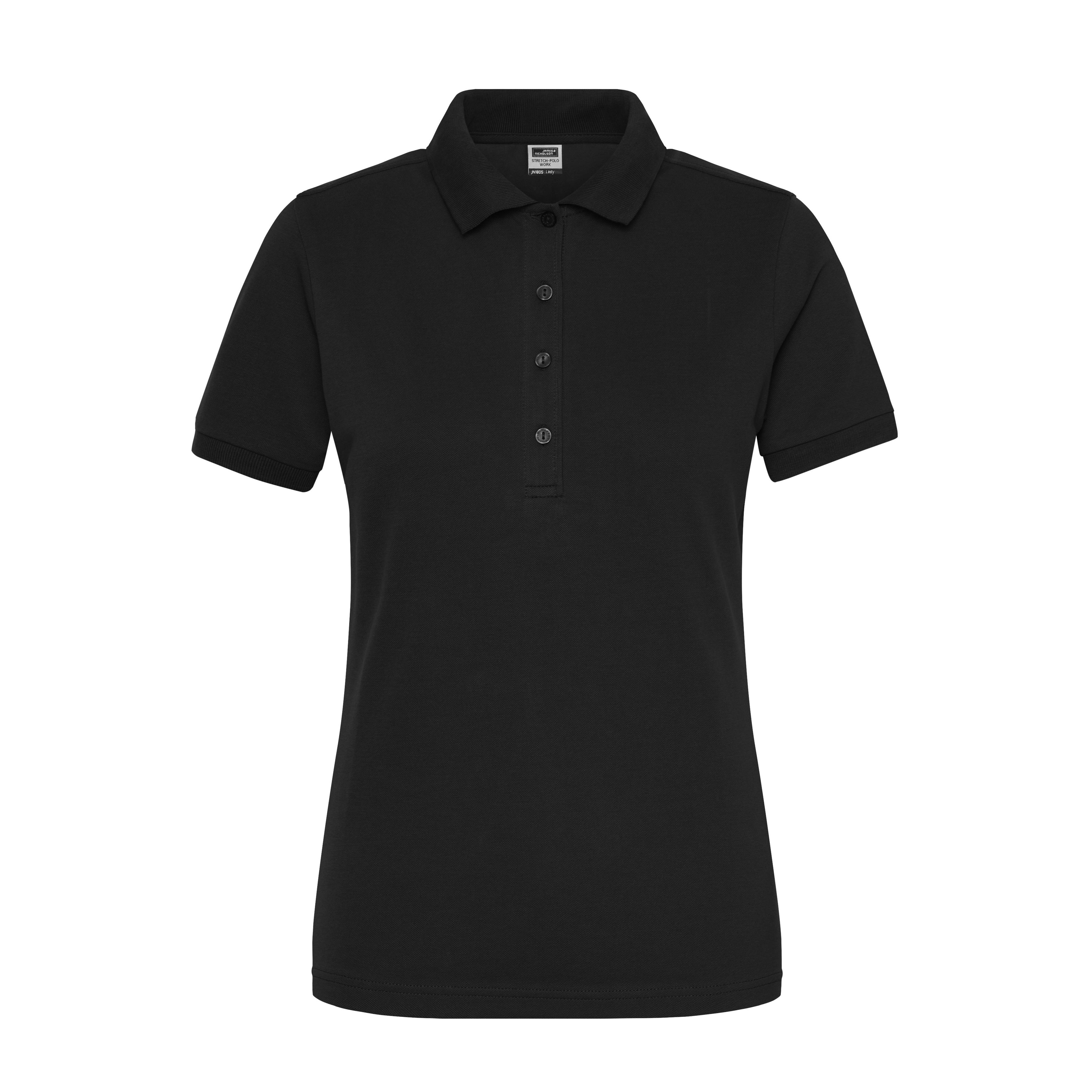 Ladies´ ORGANIC Stretch-Polo Work - SOLID -   OCS Blended