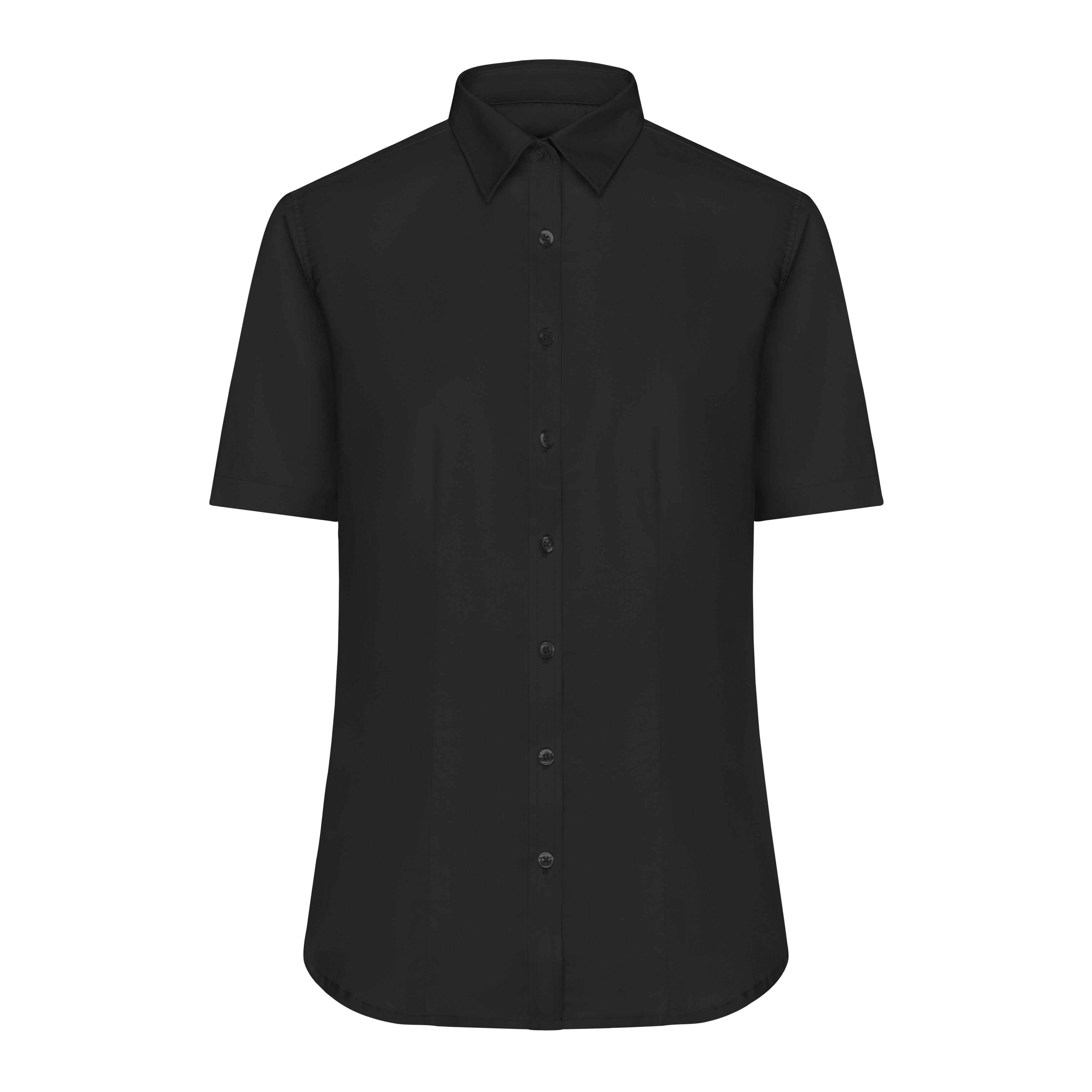 Ladies´ Shirt Short-Sleeved Micro-Twill