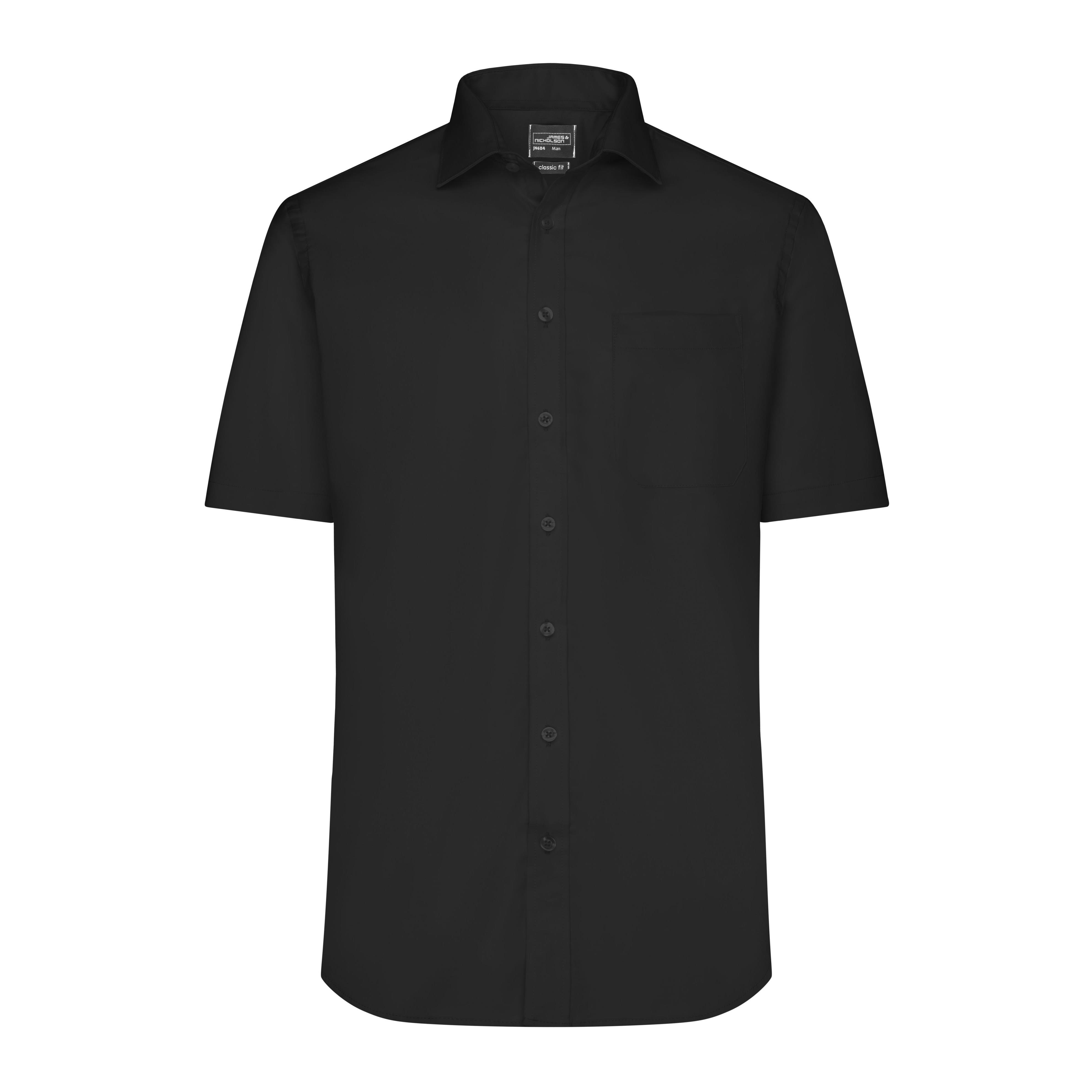 Men´s Shirt Short-Sleeved Micro-Twill