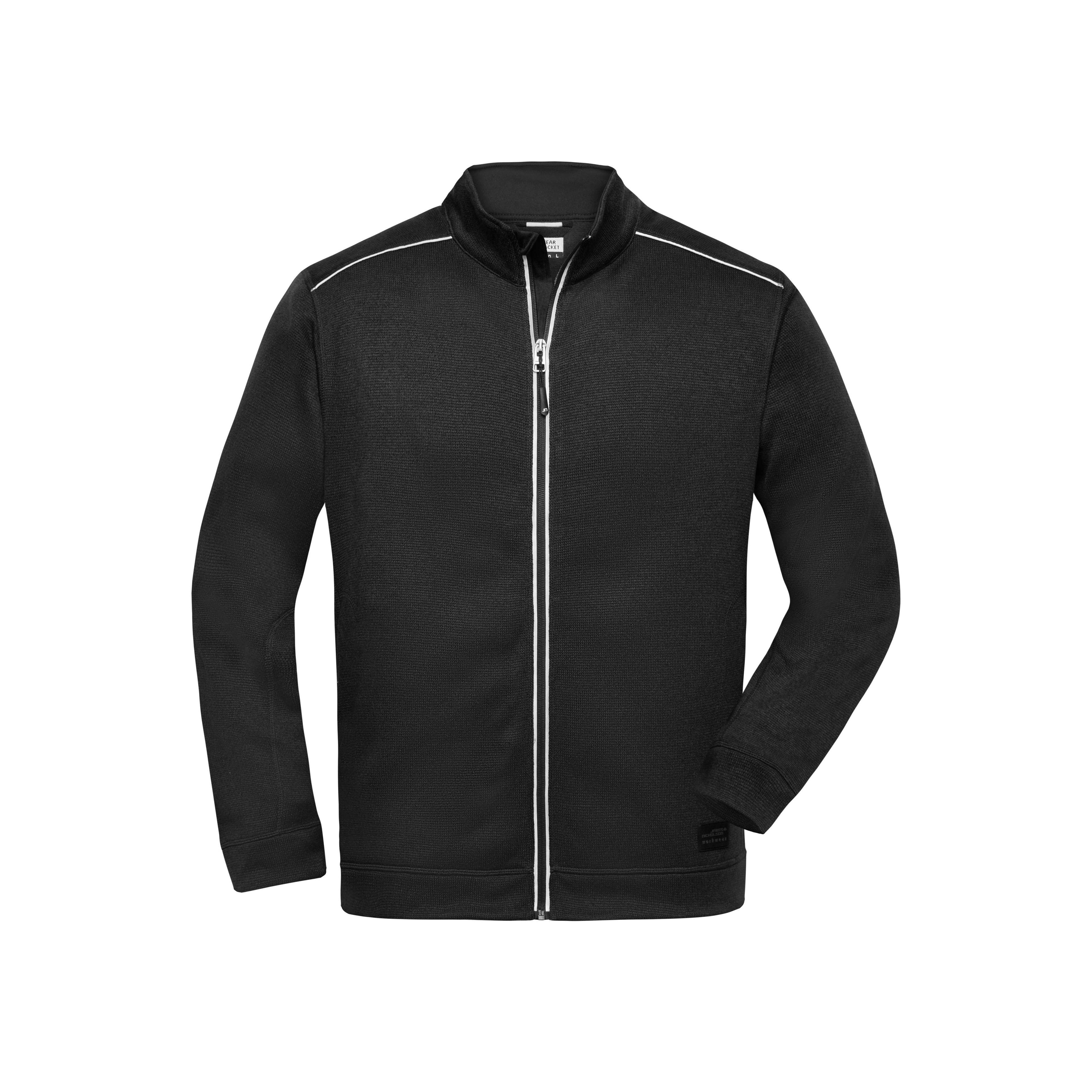 Men´s Knitted Workwear Fleece Jacket - SOLID -