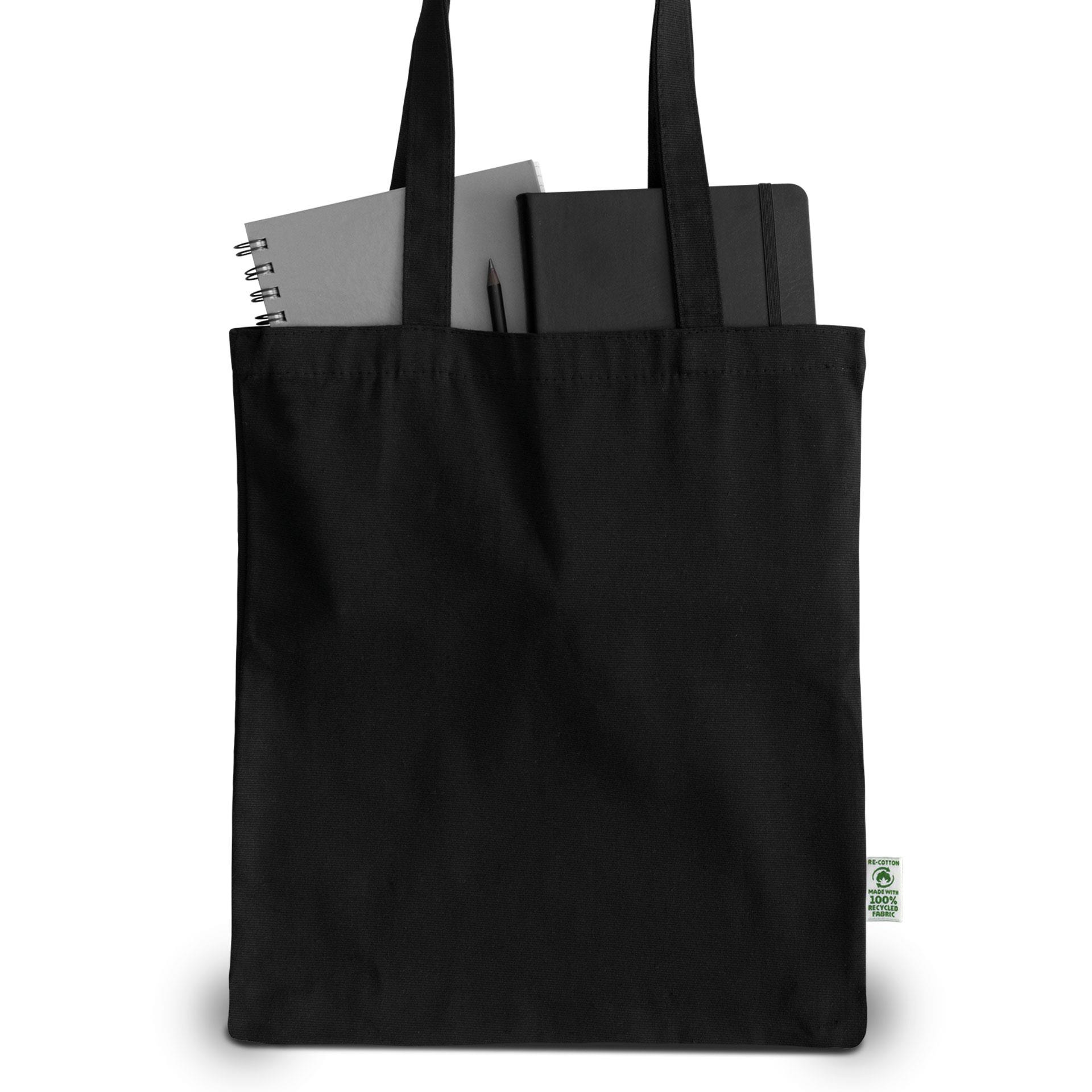 FREIBURG – Tragetasche aus recycelter Canvas-Baumwolle mit langen Henkeln