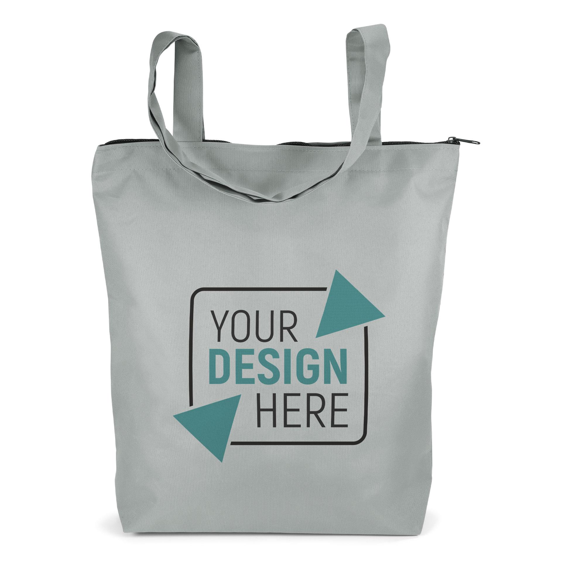 ATLANTA – Tasche aus 300D Polyester mit Reißverschluss und Bodenfalte