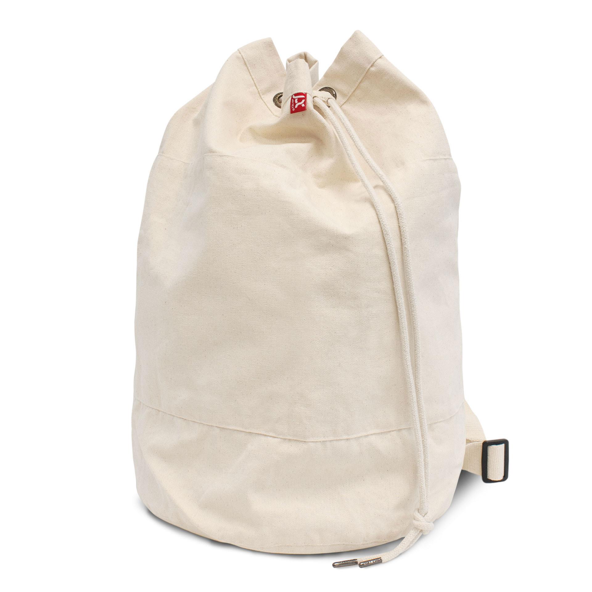 CORFU – Canvas-Rucksack mit Kordelzug und verstellbarem Schultergurt