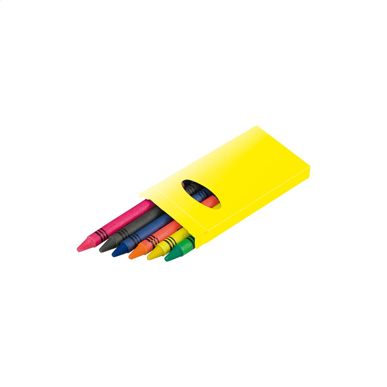 6-tlg. Wachsmalstifte-Set