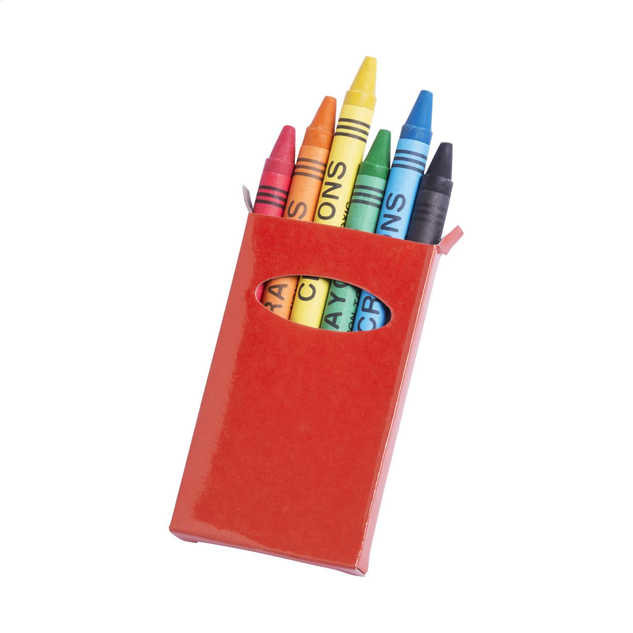 6-tlg. Wachsmalstifte-Set