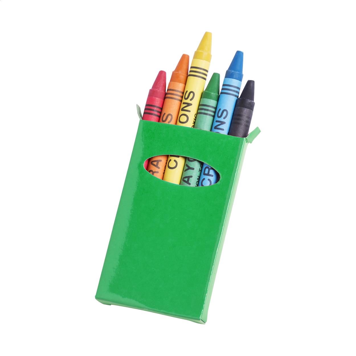 6-tlg. Wachsmalstifte-Set