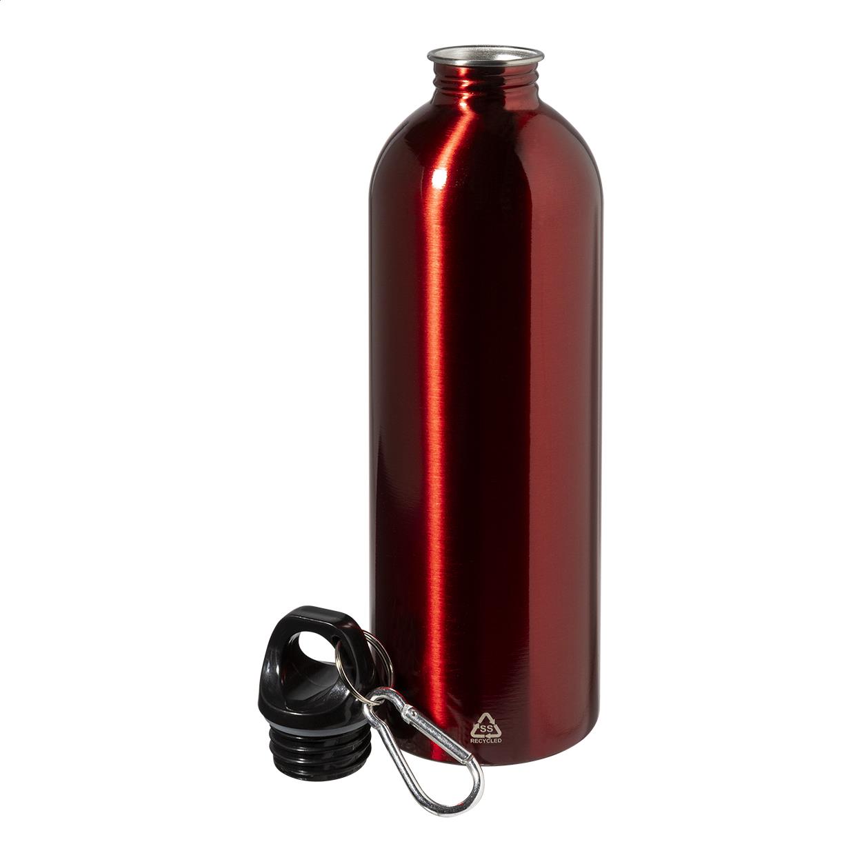 Flasche aus recyceltem Edelstahl
