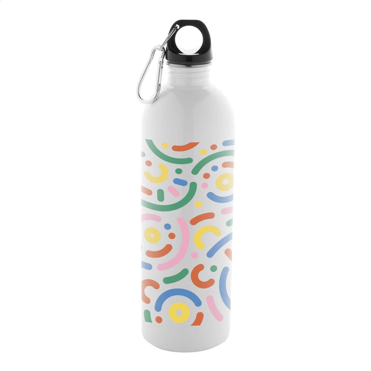 Flasche aus recyceltem Edelstahl