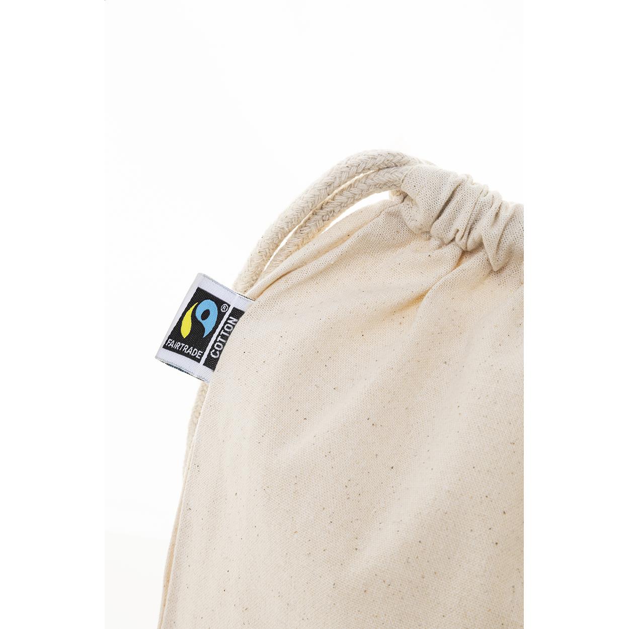Fairtrade-Kordelzugbeutel