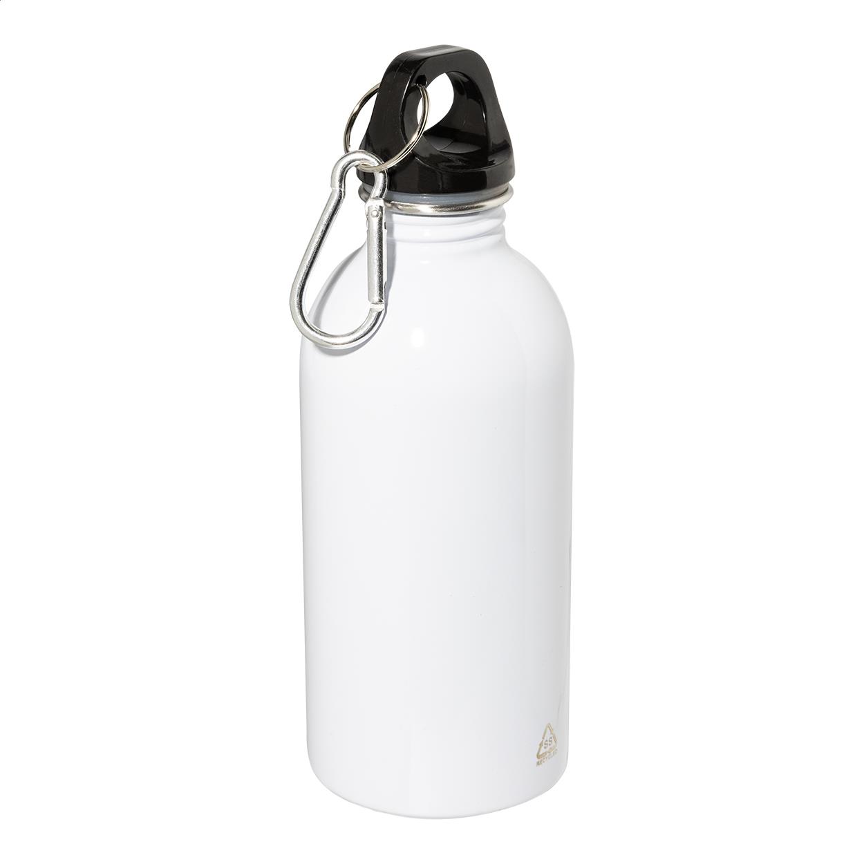 Flasche aus recyceltem Edelstahl