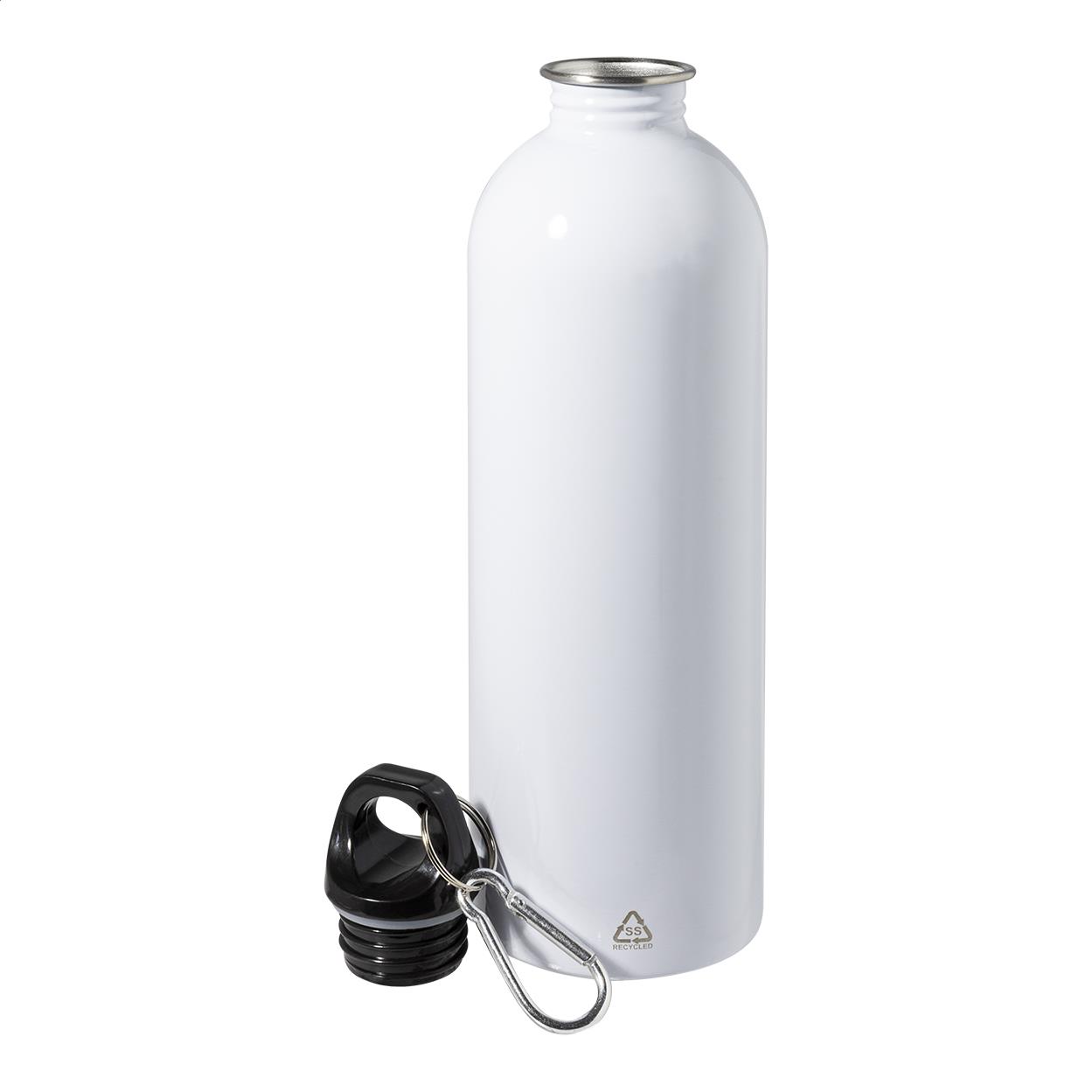 Flasche aus recyceltem Edelstahl