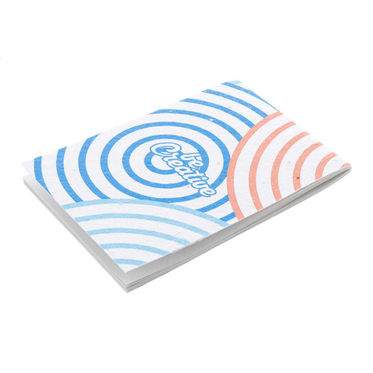 individuelles Saatpapier-Notizbuch