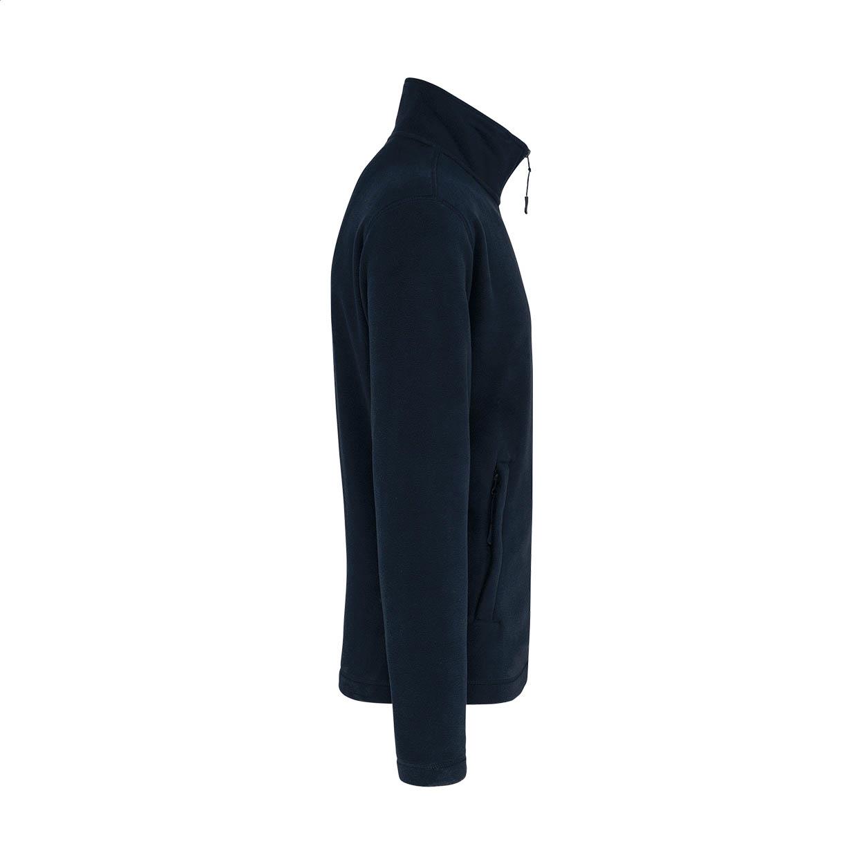 Fleecejacke mit durchgehendem Reißverschluss
