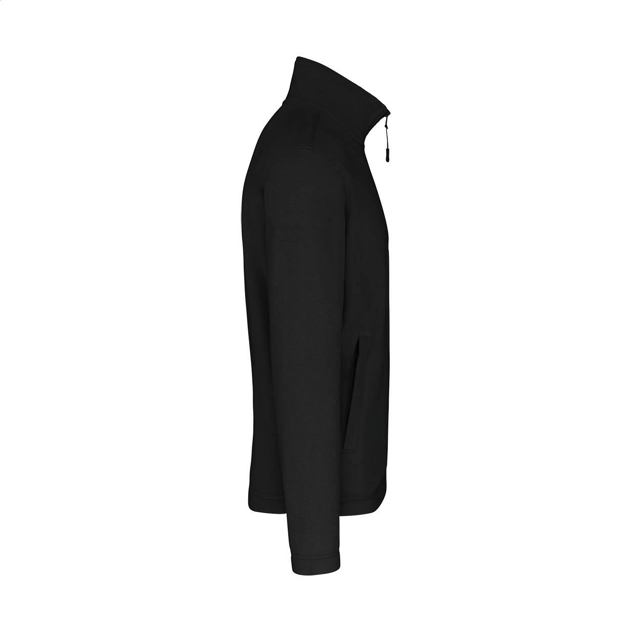 Fleecejacke mit durchgehendem Reißverschluss