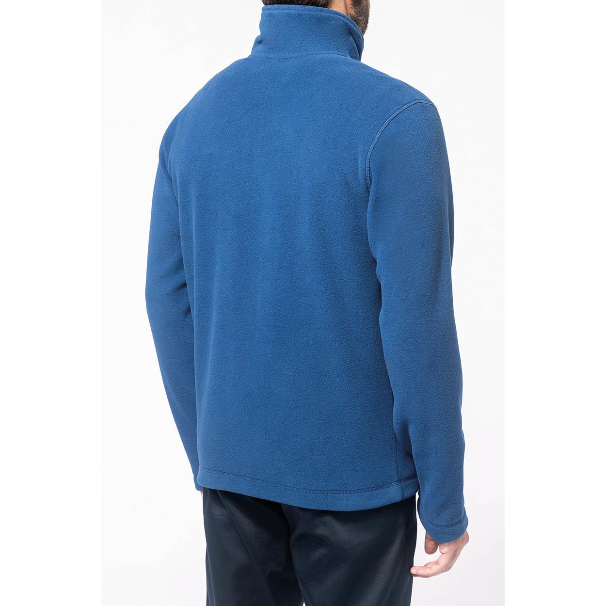 Fleecejacke mit durchgehendem Reißverschluss
