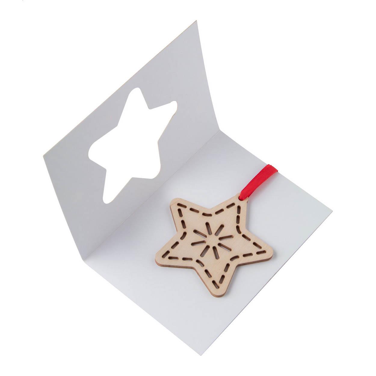 Weihnachtskarte, Stern