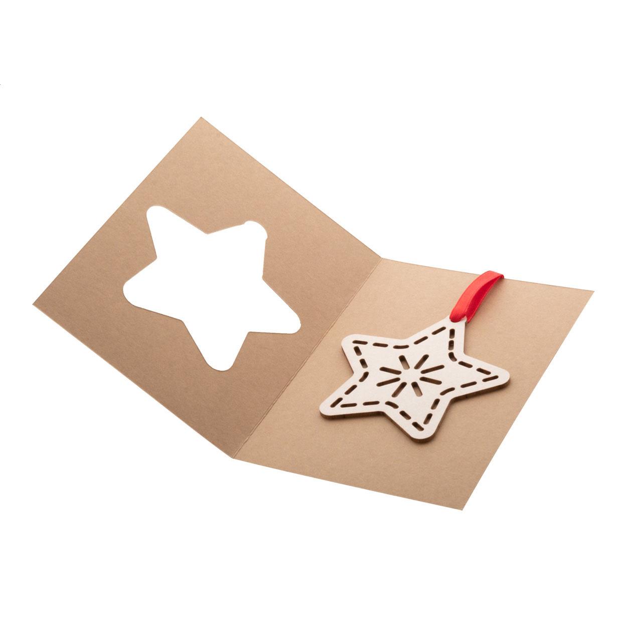 Weihnachtskarte, Stern