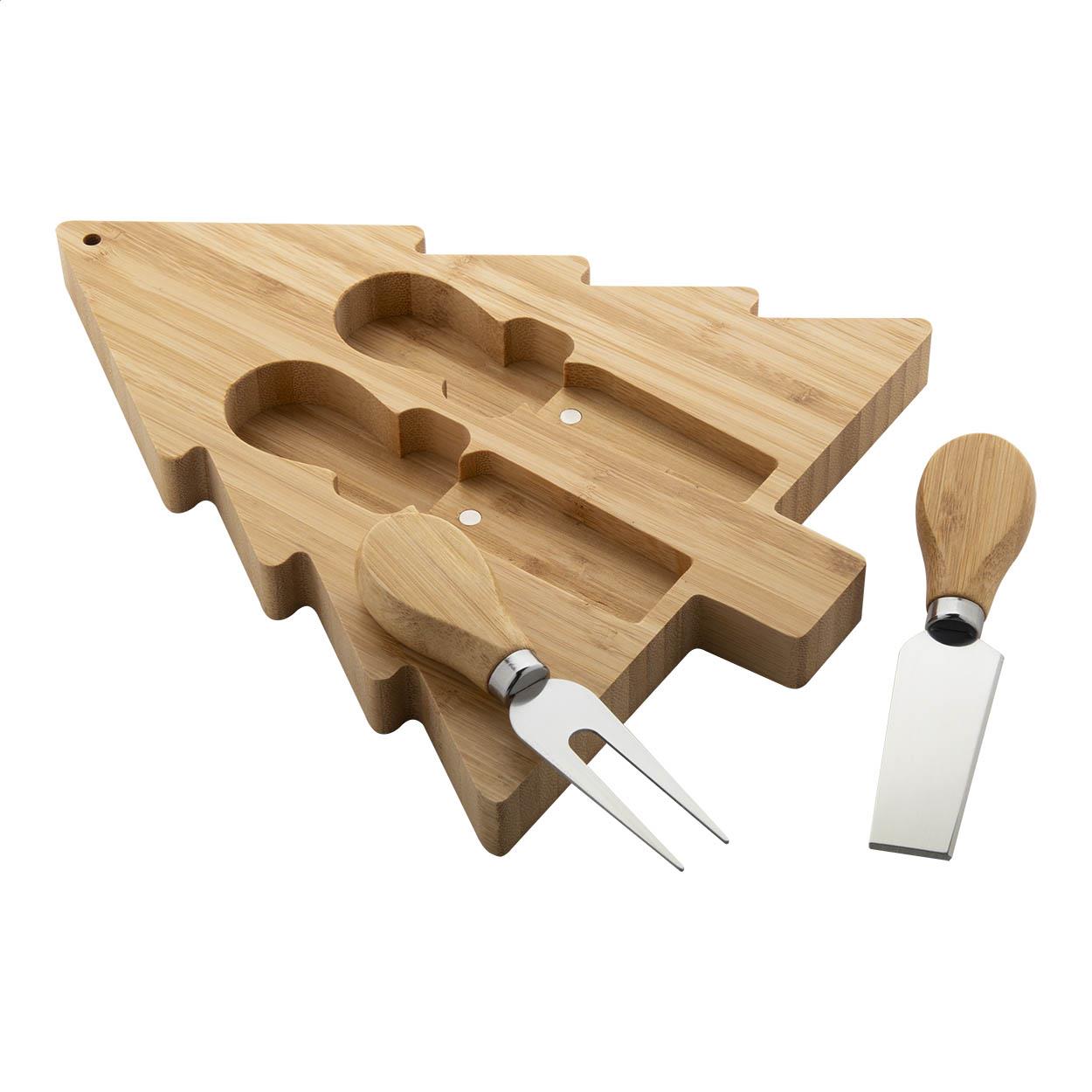 Weihnachtliches Käsemesserset