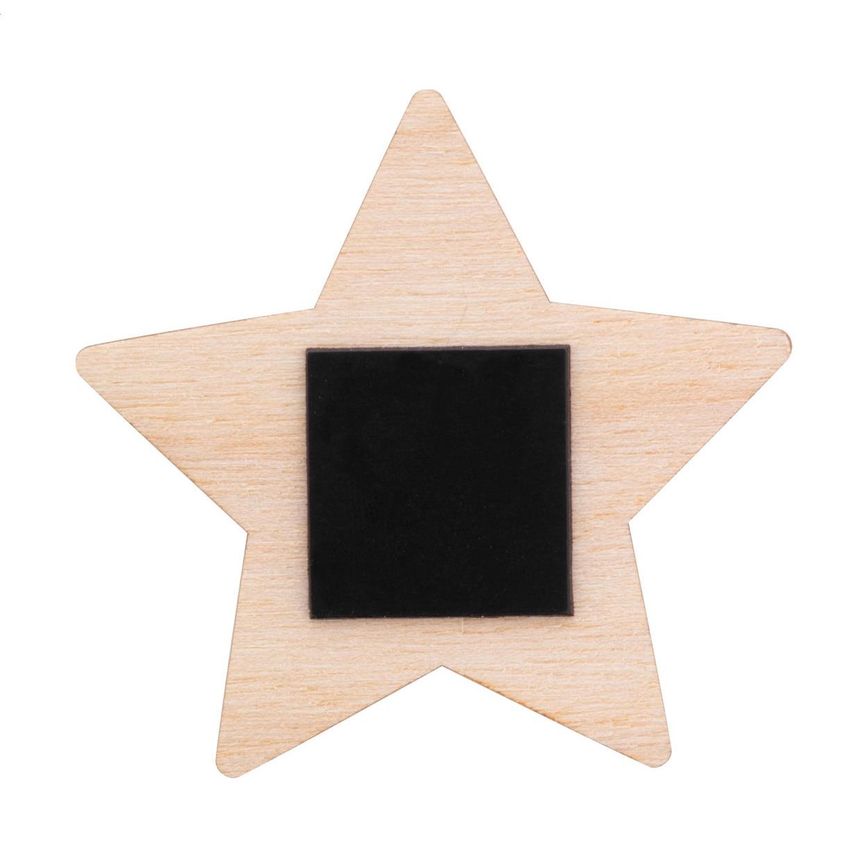 Individueller Weihnachts-Kühlschrankmagnet, Stern