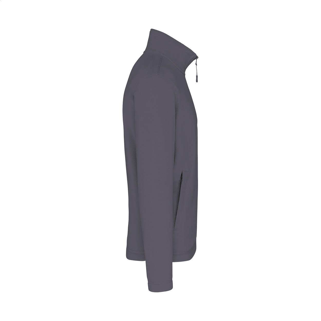 Fleecejacke mit durchgehendem Reißverschluss
