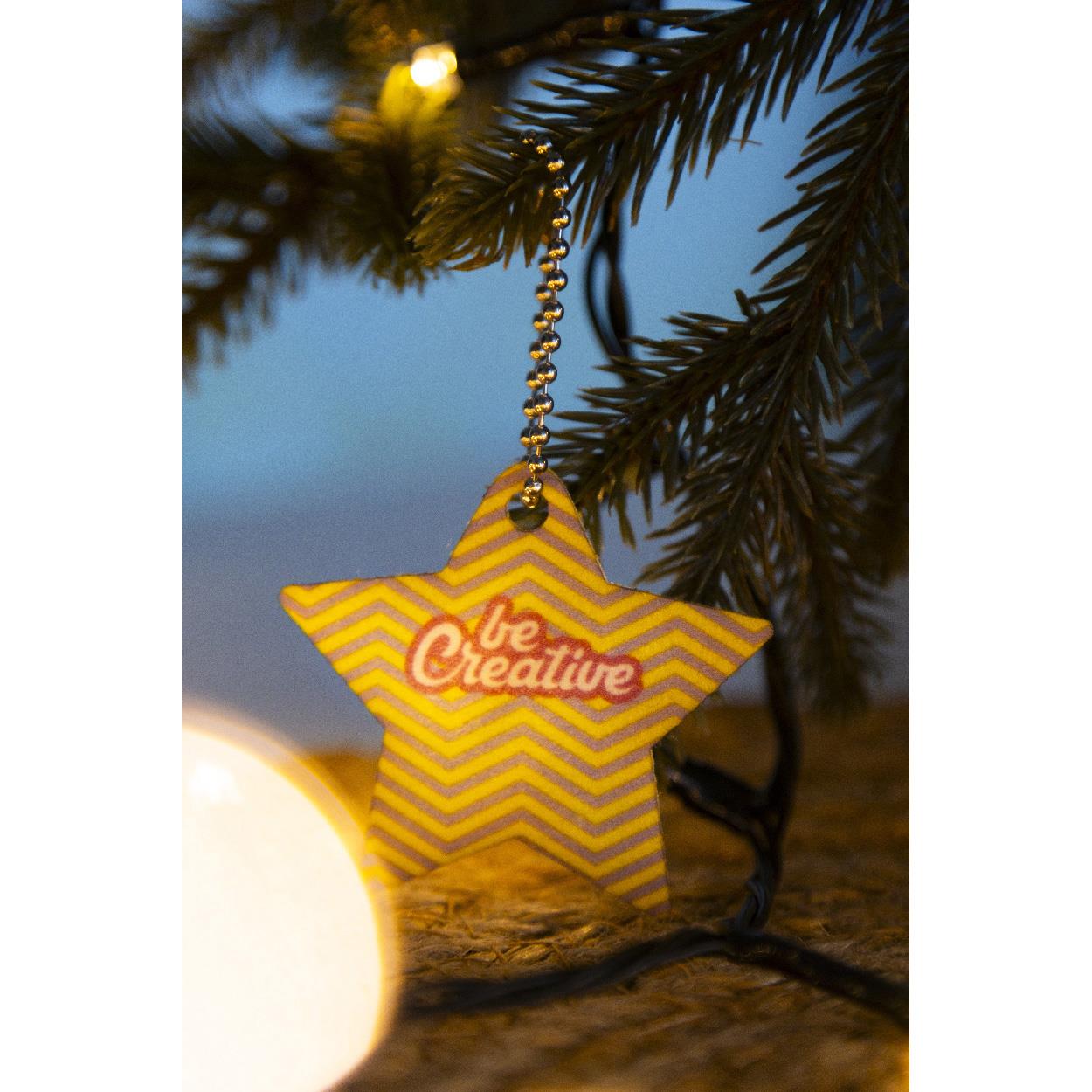 Schlüsselanhänger Weihnachten, Stern
