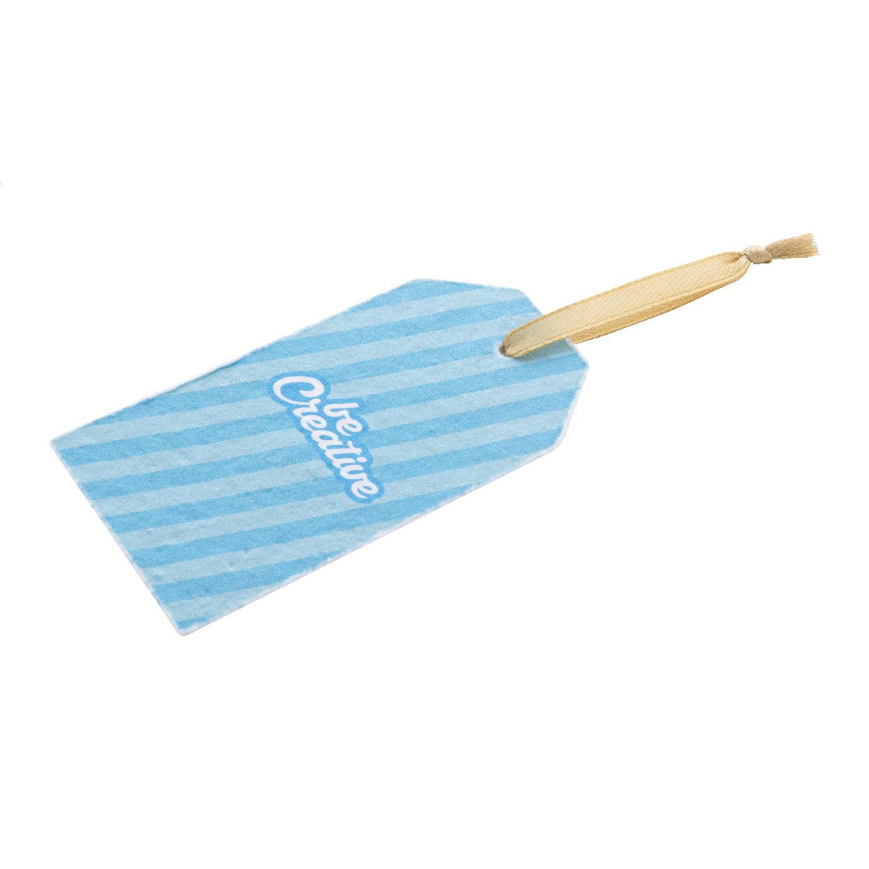 Individueller Geschenkanhänger aus Saatpapier