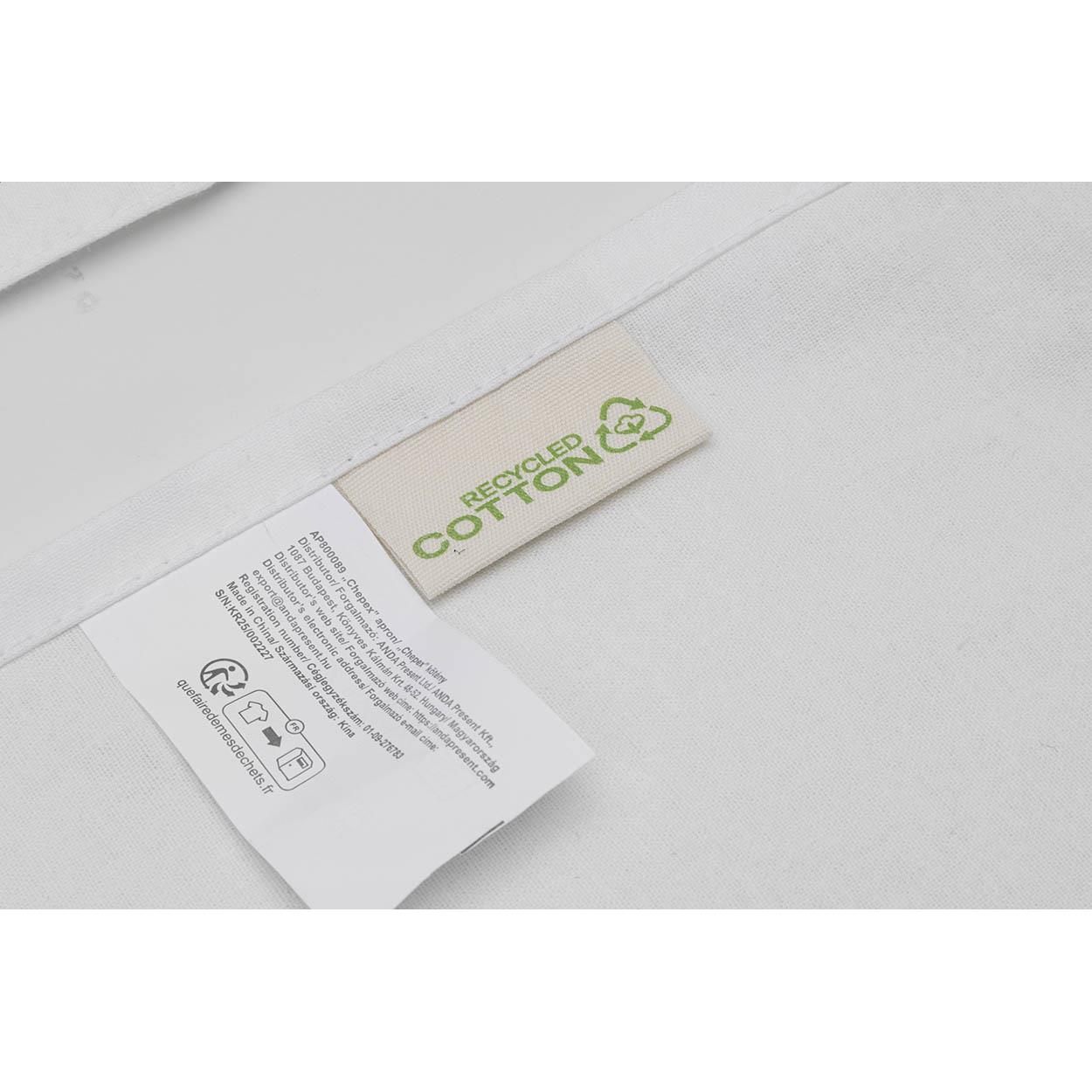 Schürze aus recycelter Baumwolle