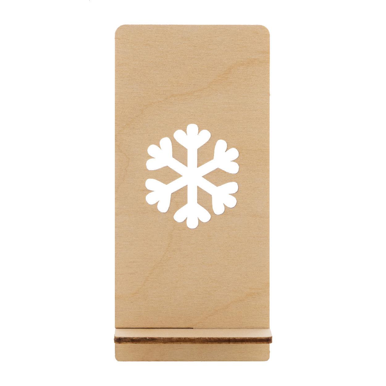 Weihnachtshandyhalter, Schneeflocke