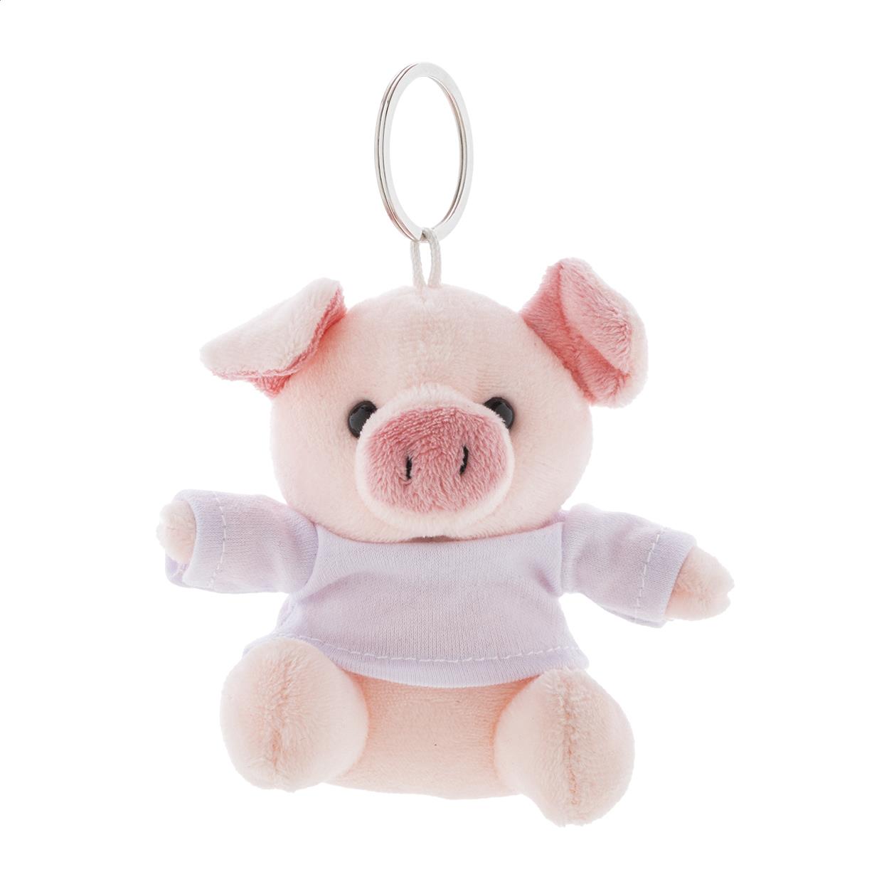 Plüschschwein-Schlüsselanhänger