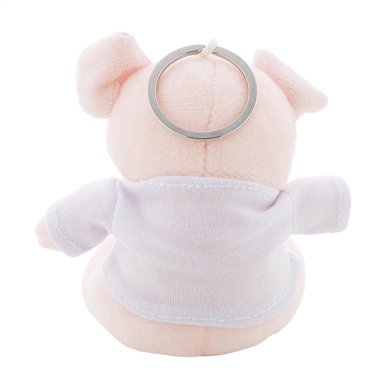 Plüschschwein-Schlüsselanhänger