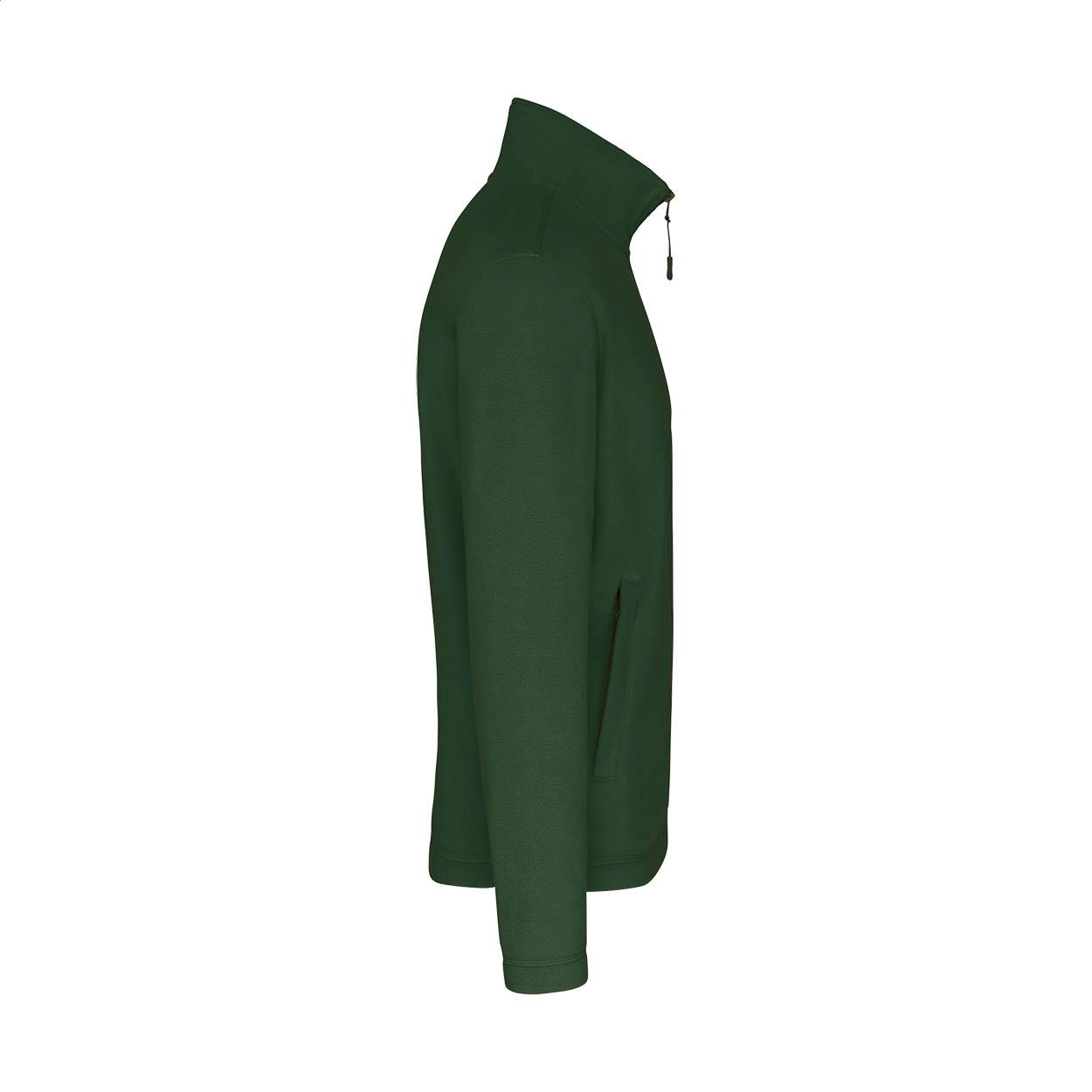 Fleecejacke mit durchgehendem Reißverschluss