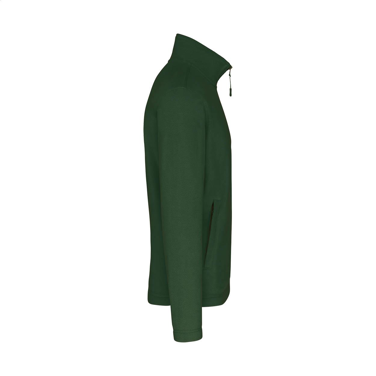 Fleecejacke mit durchgehendem Reißverschluss