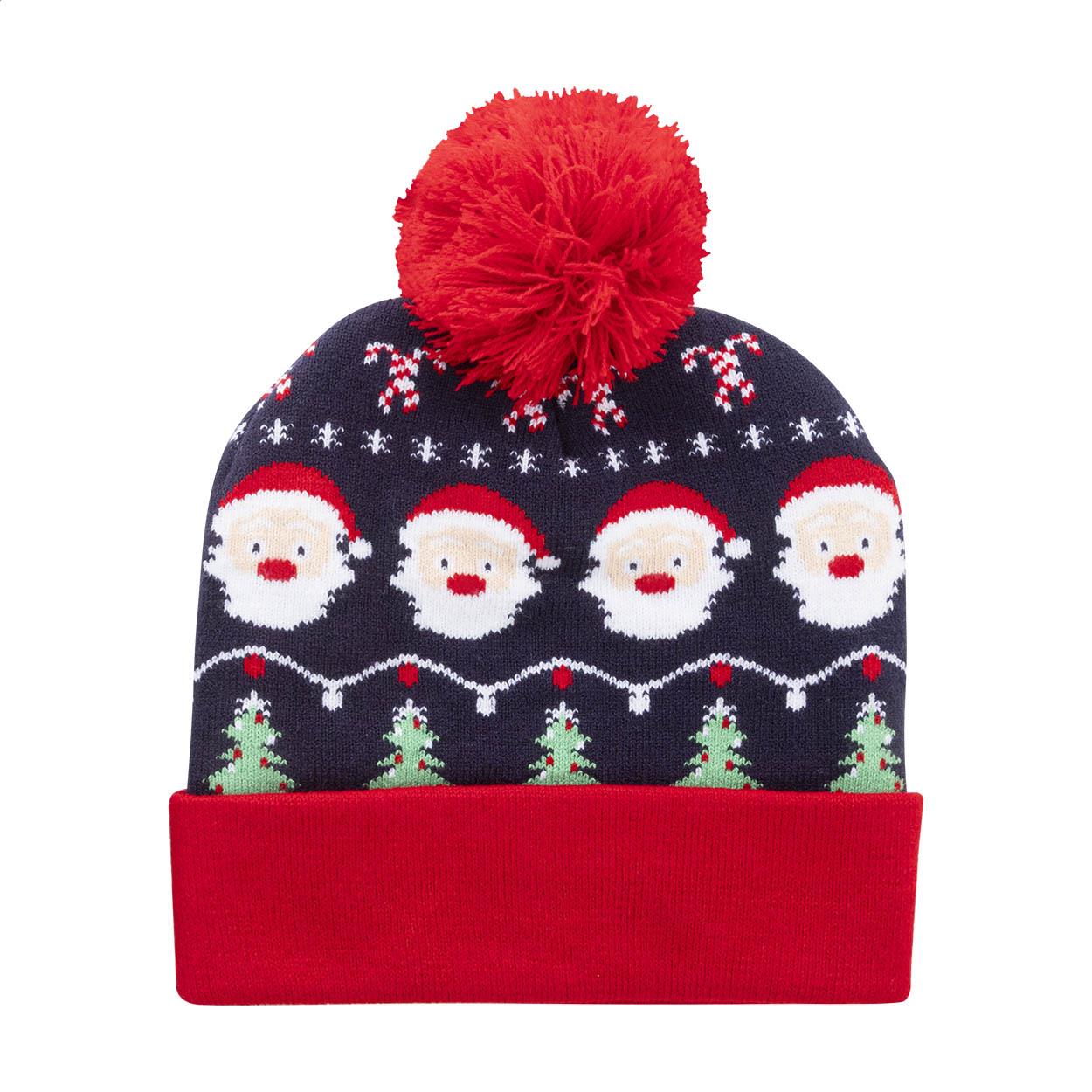 Weihnachts-LED-Wintermütze, Weihnachtsmann
