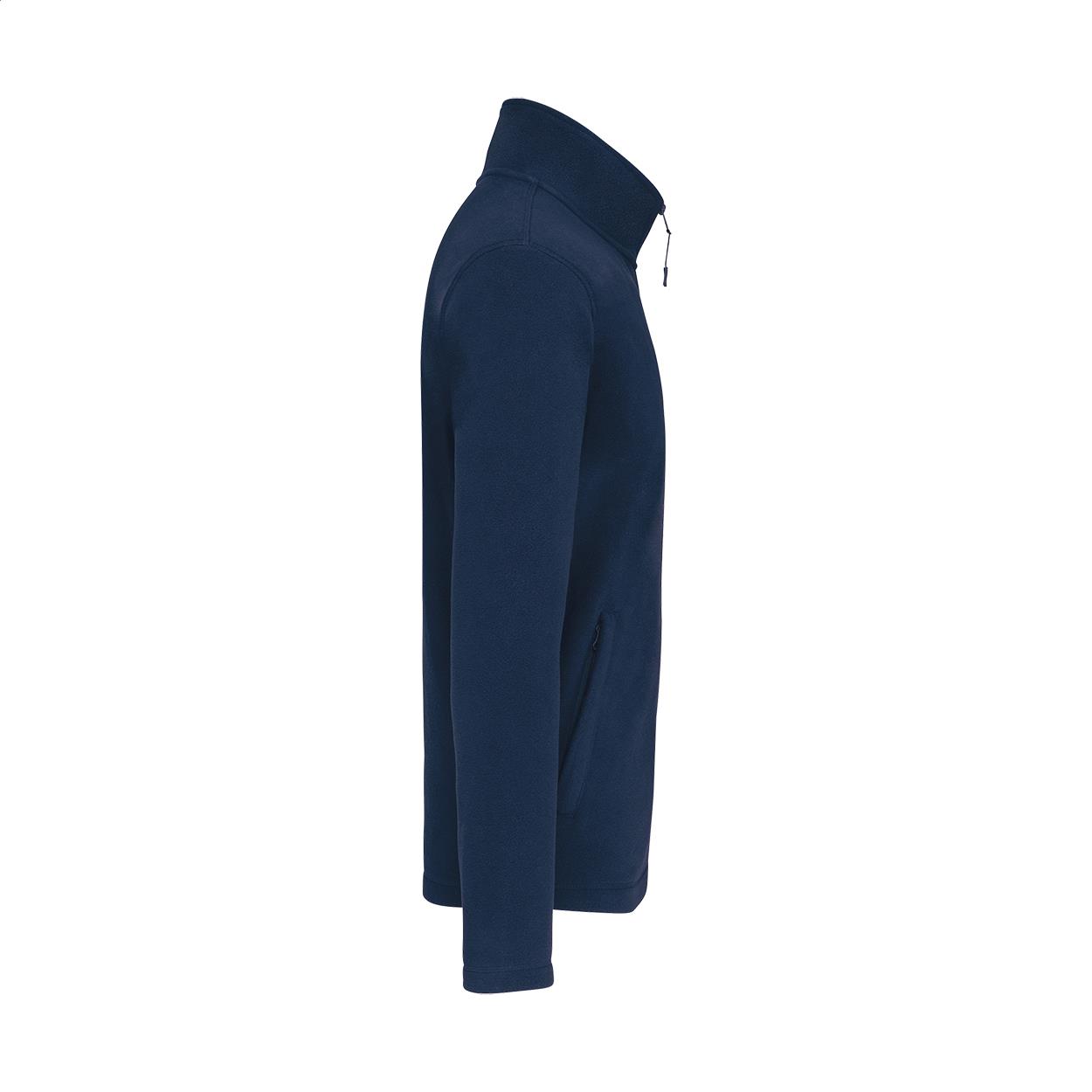 Fleecejacke mit durchgehendem Reißverschluss