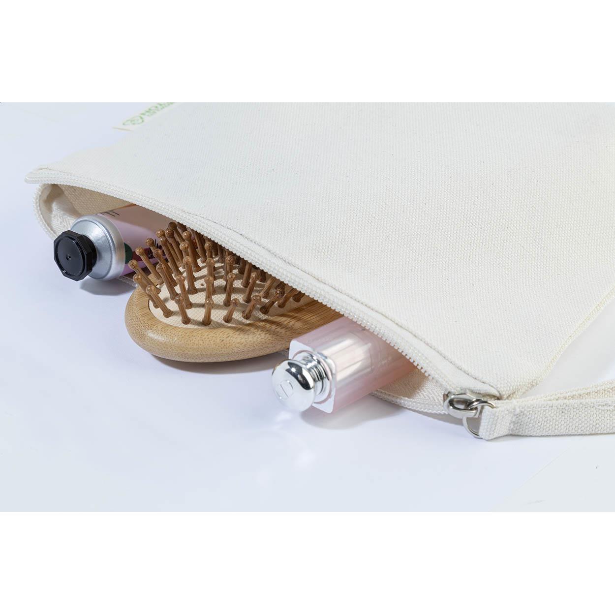 Kosmetiktasche aus recycelter Baumwolle