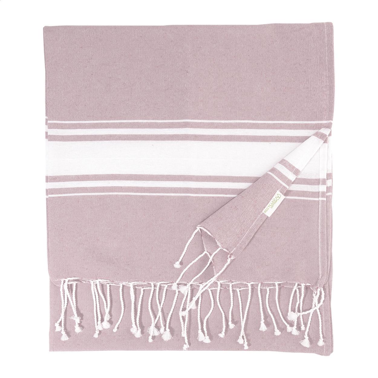 Strandtuch aus recycelter Baumwolle