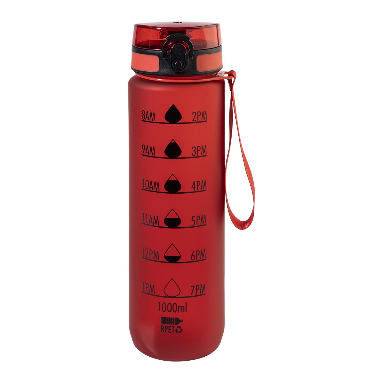 RPET Flasche mit Motivationsanzeige