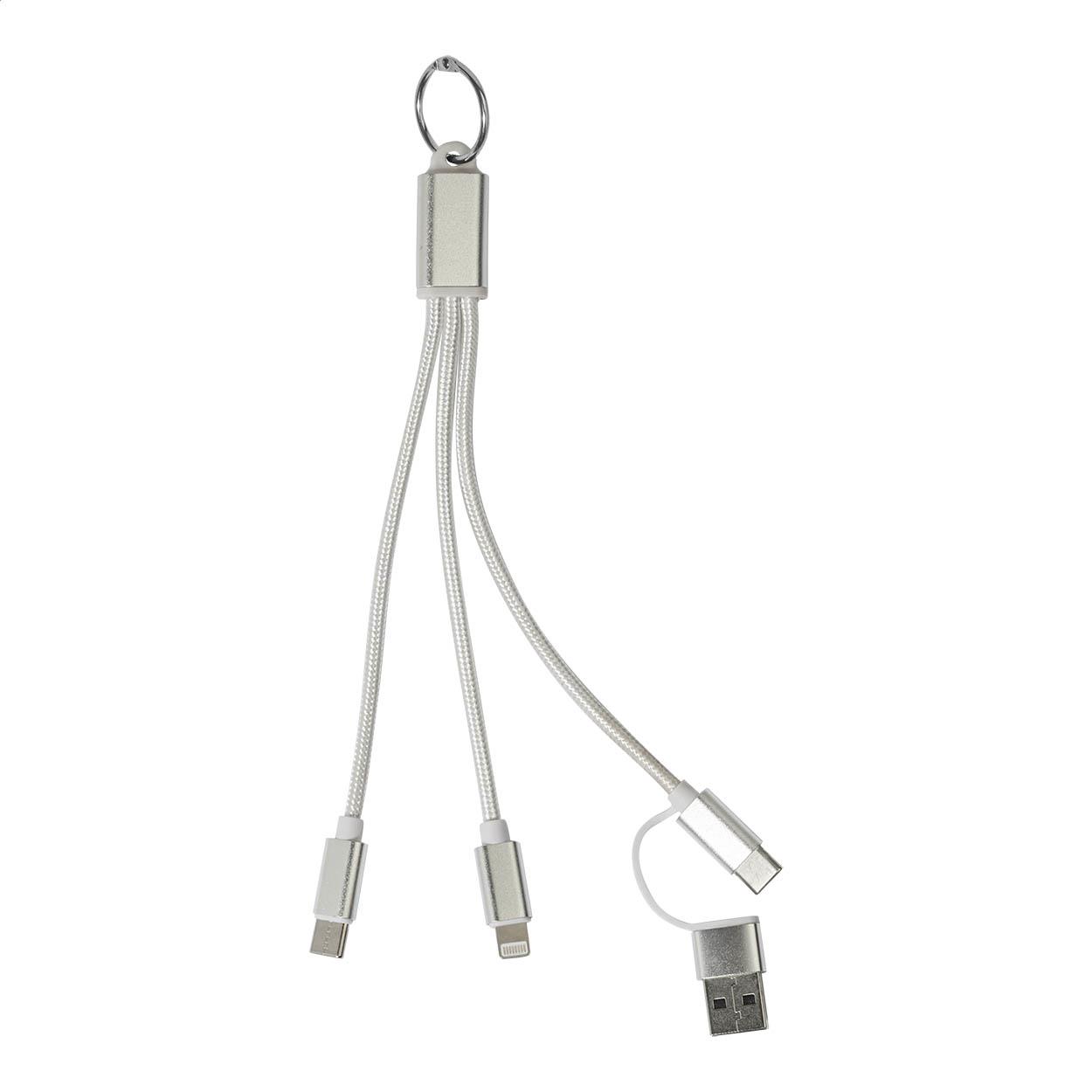 USB-Ladekabel mit Schlüsselanhänger