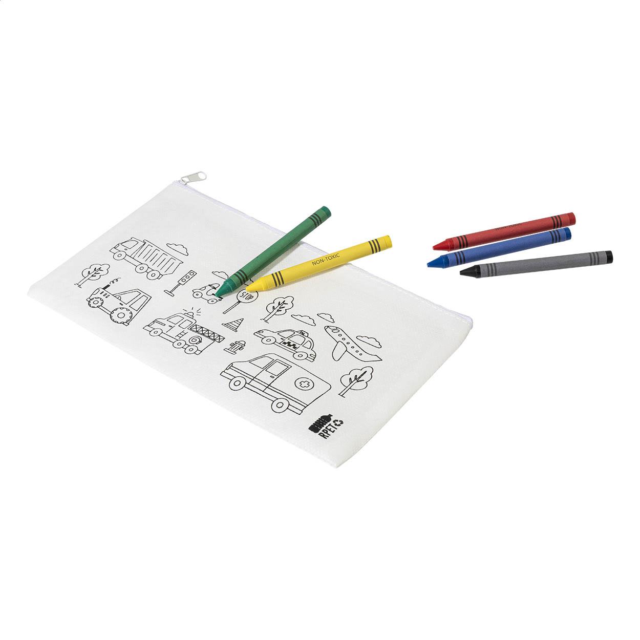 RPET Stiftetasche zum Bemalen