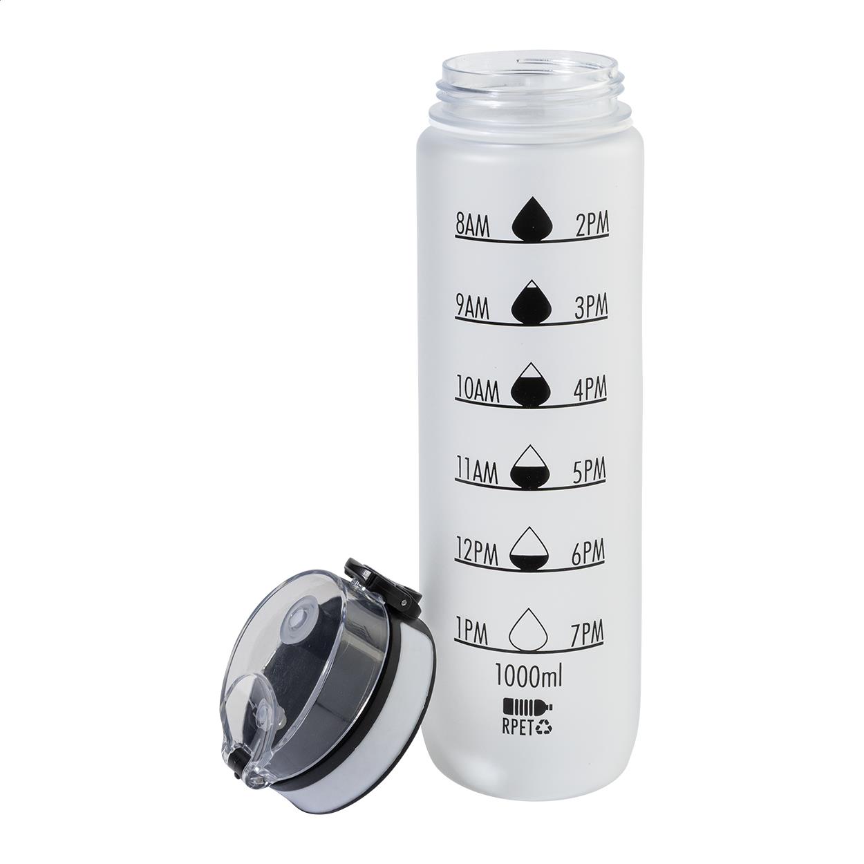 RPET Flasche mit Motivationsanzeige