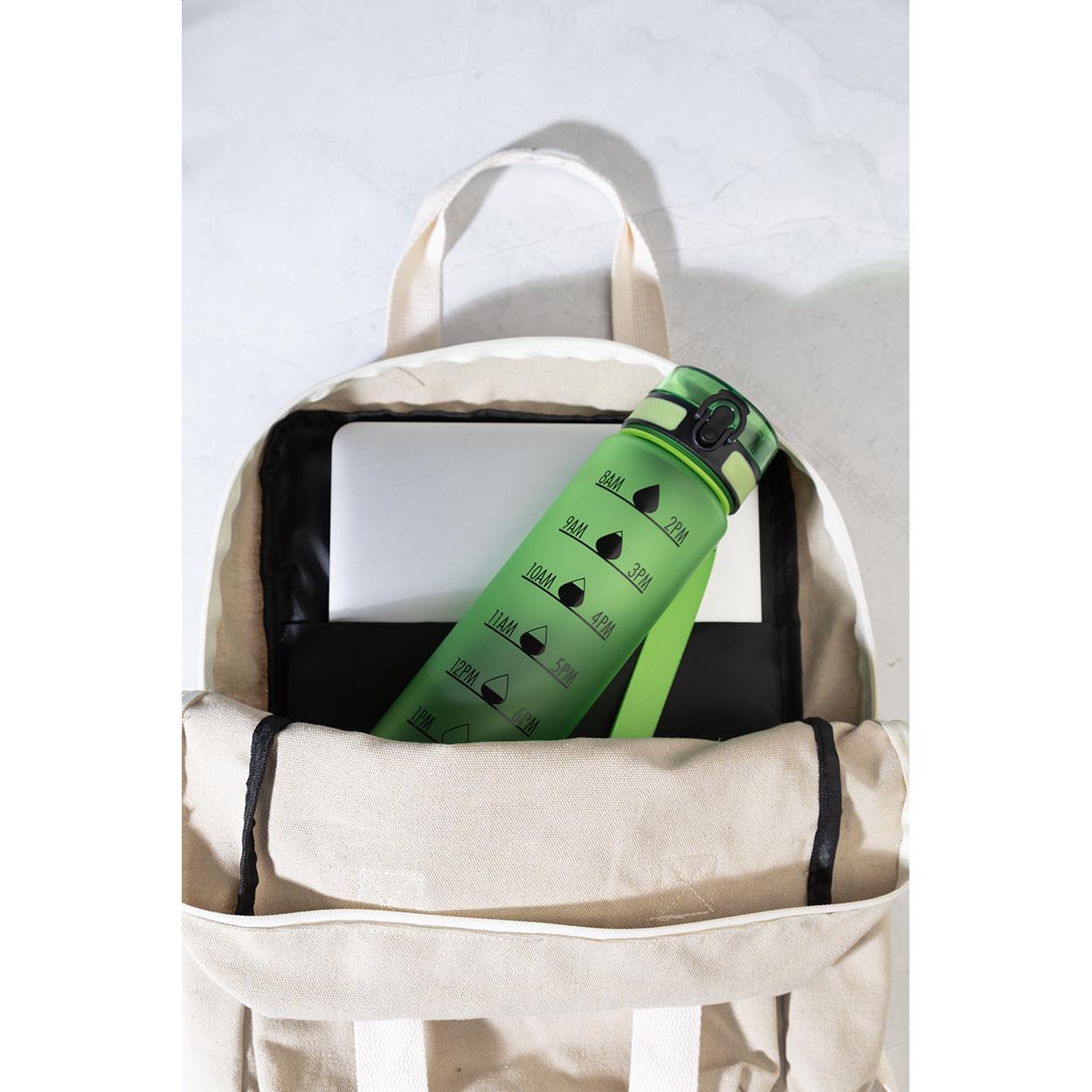 RPET Flasche mit Motivationsanzeige