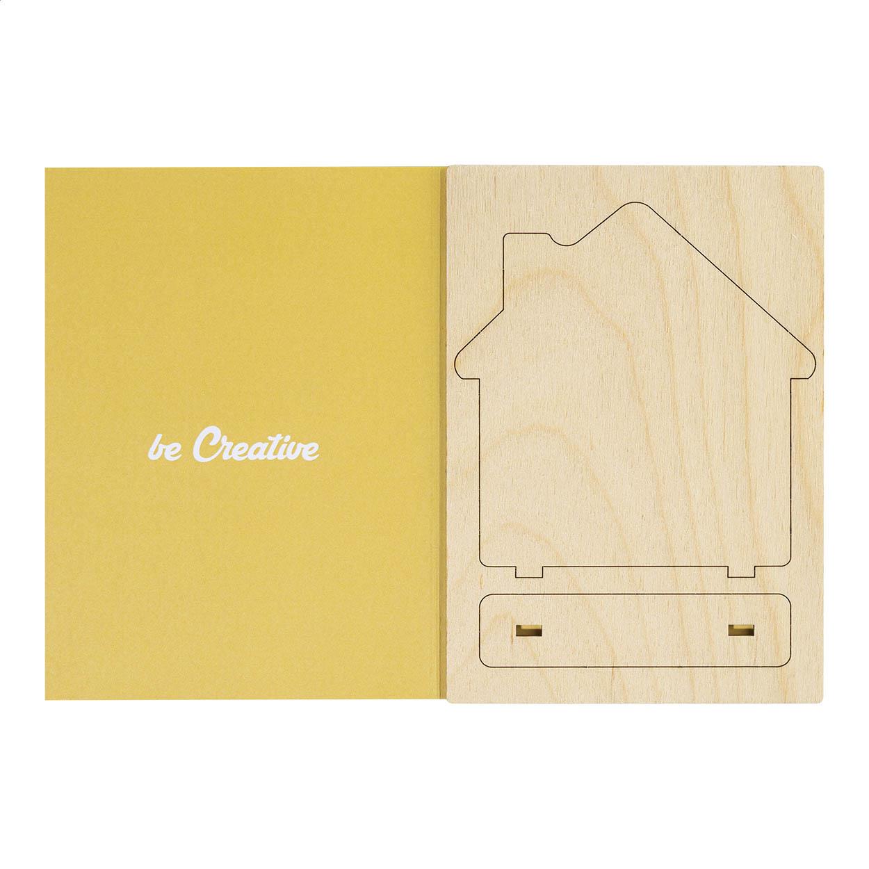 individuelle Puzzle-Postkarte, Haus