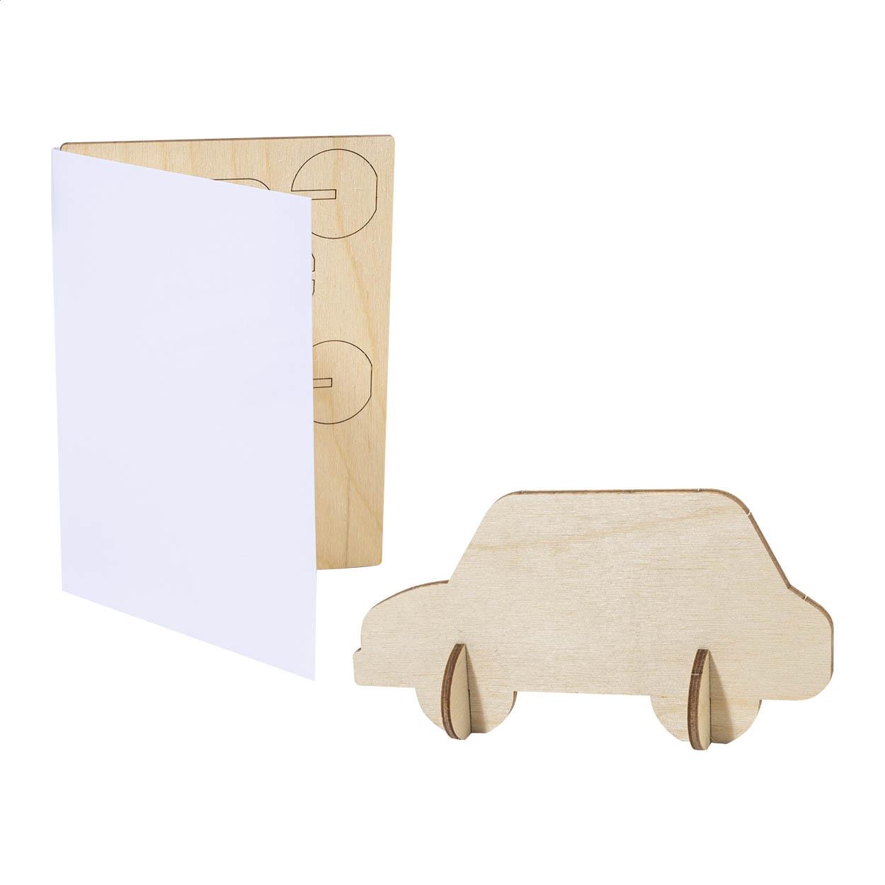 individuelle Puzzle-Postkarte, Auto
