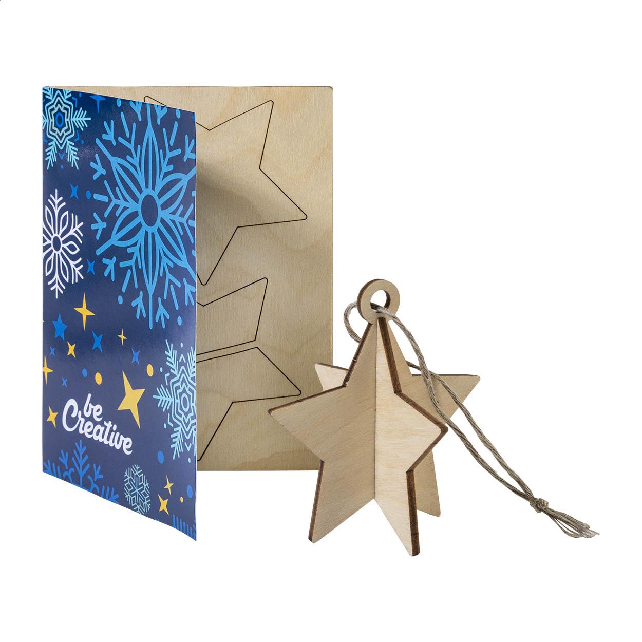 Weihnachtskarte, Stern
