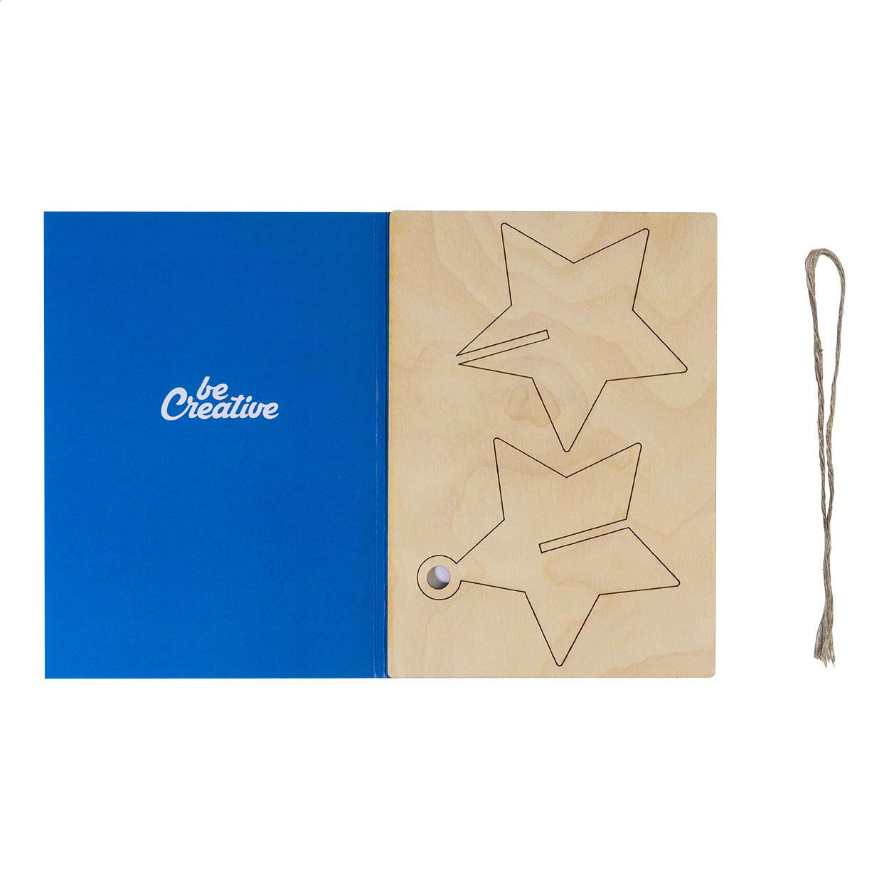 Weihnachtskarte, Stern