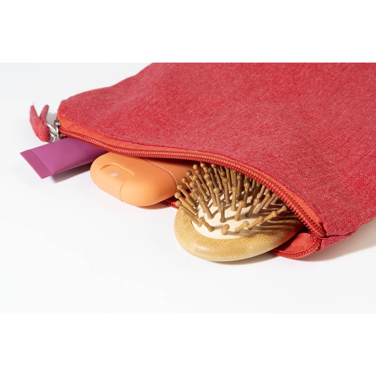 Kosmetiktasche aus recycelter Baumwolle