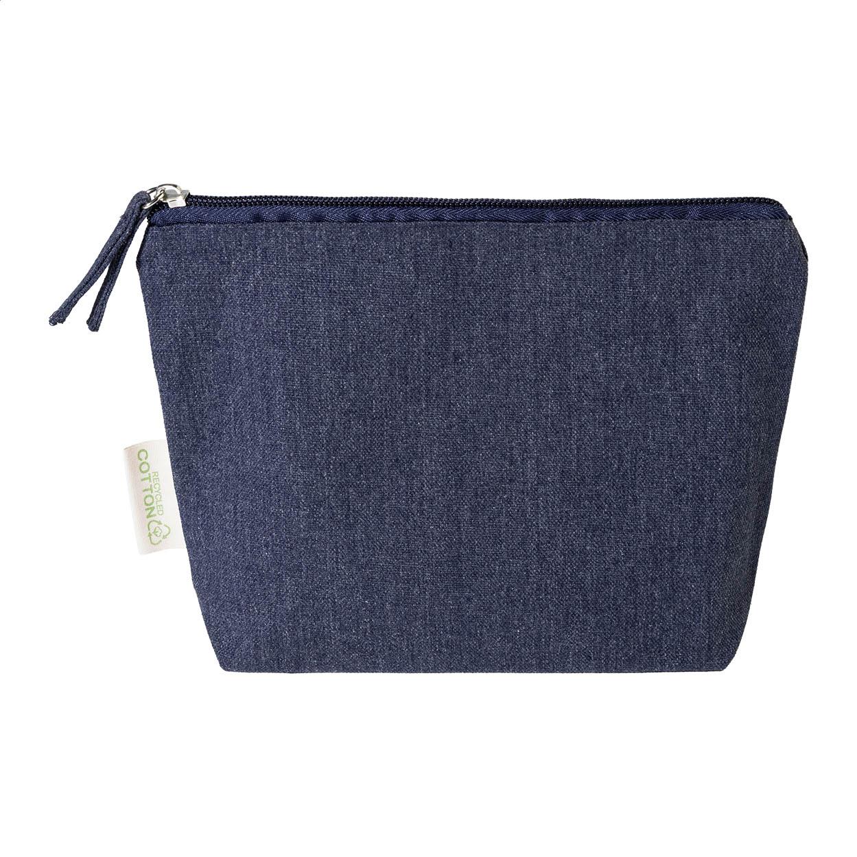 Kosmetiktasche aus recycelter Baumwolle