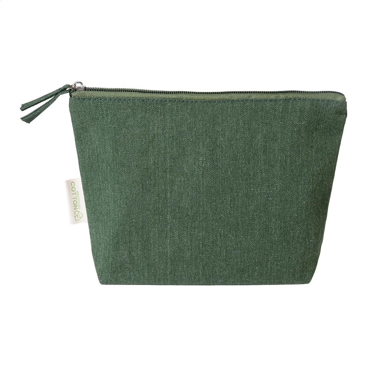 Kosmetiktasche aus recycelter Baumwolle